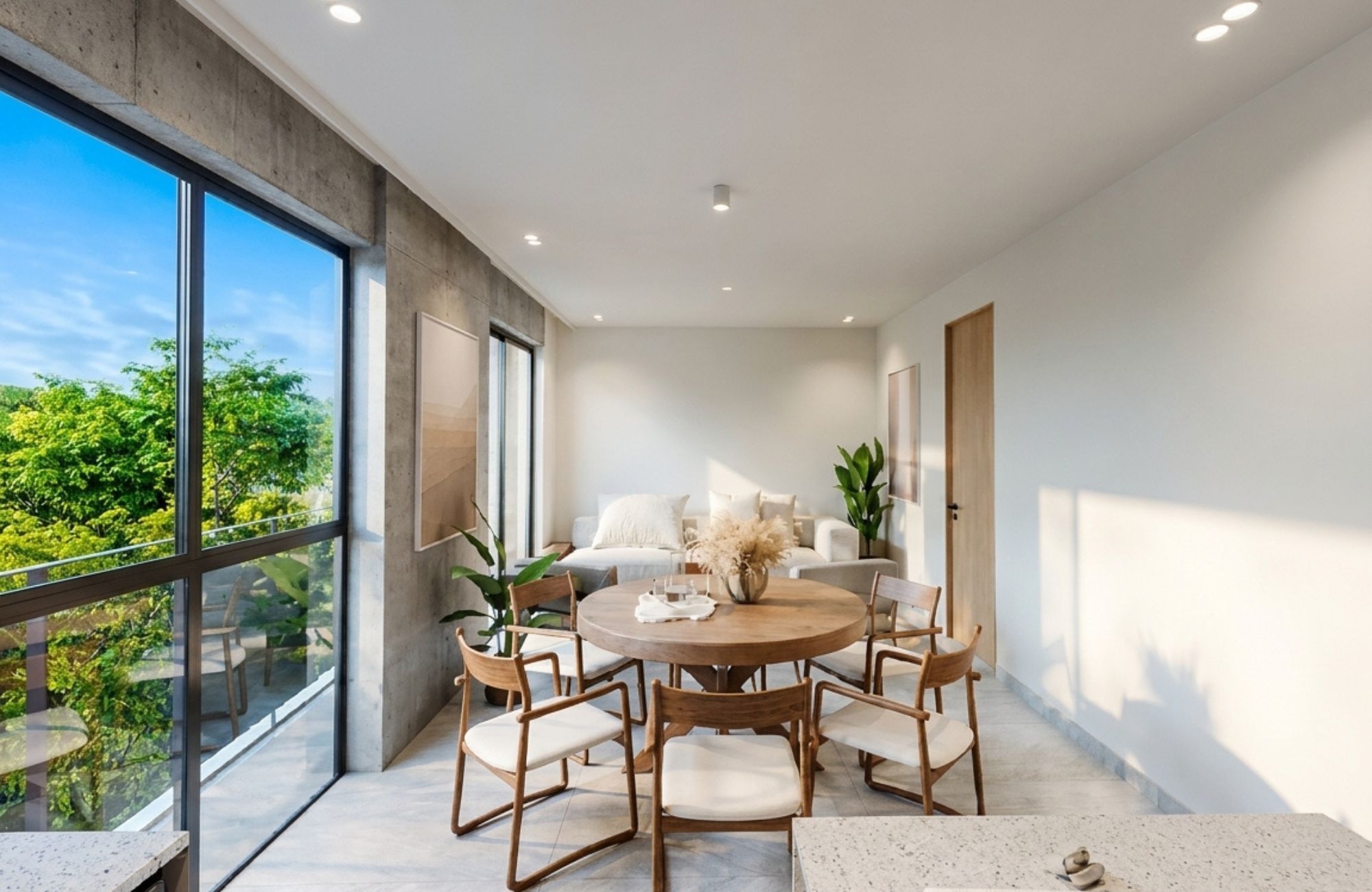 Condo with high ceilings for sale at Bosque Real, pet-friendly, indoor pool, spa, playground, Huixquilucan Mexico City