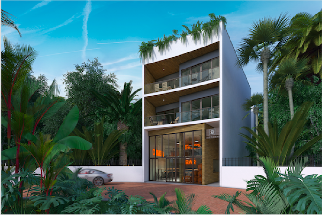 Apartment with private pool, beach access, beach club, for sale, Tankah, Tulum.