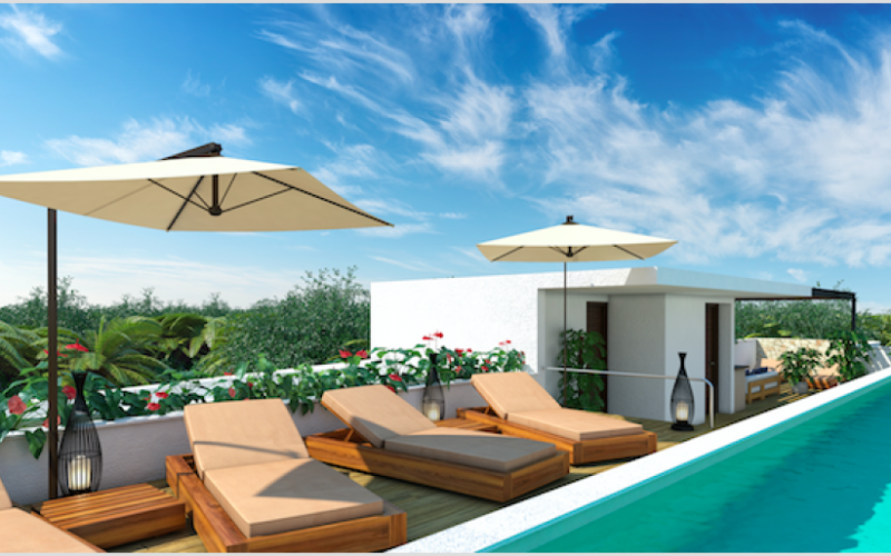 Condominium in boutique building in Aldea Zama Tulum