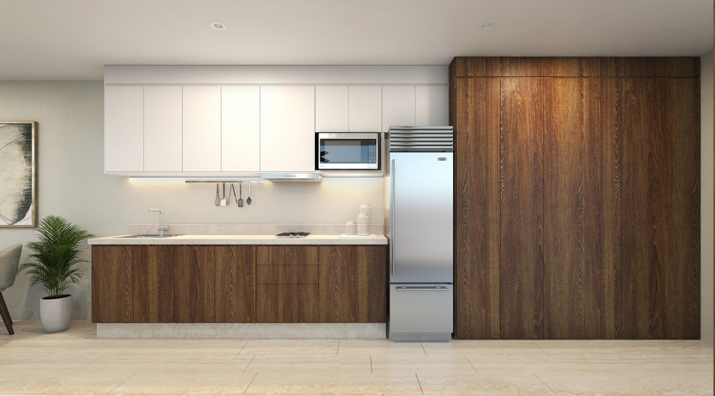 Departamento con alberca privada, gym, area de spa, pre-construccion, venta, Zona Centro, Playa del Carmen.