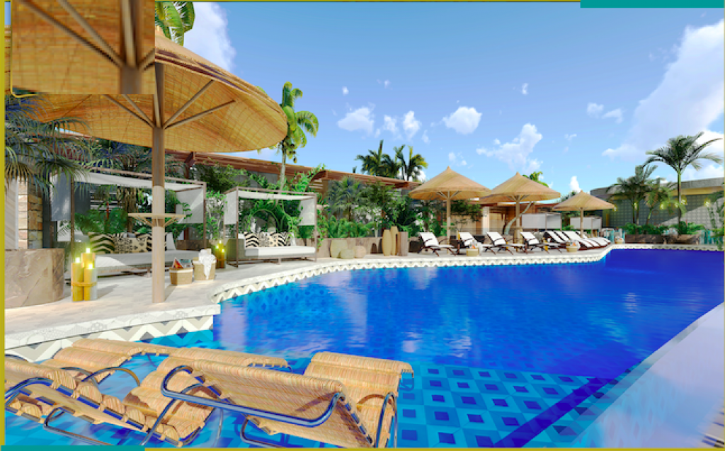 Condo with private pool surrounded by  nature