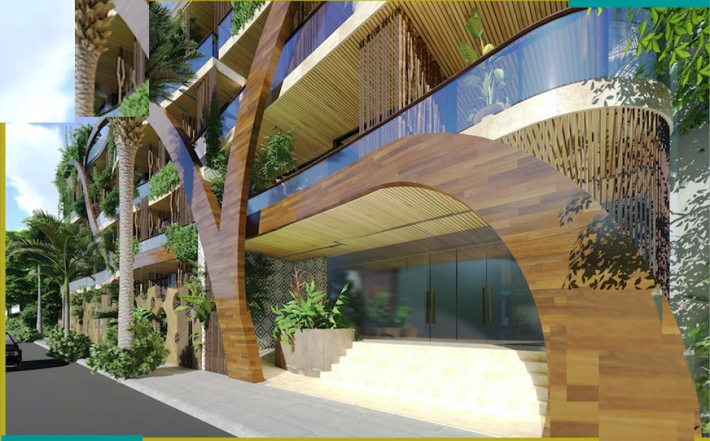 Condo with private pool surrounded by  nature