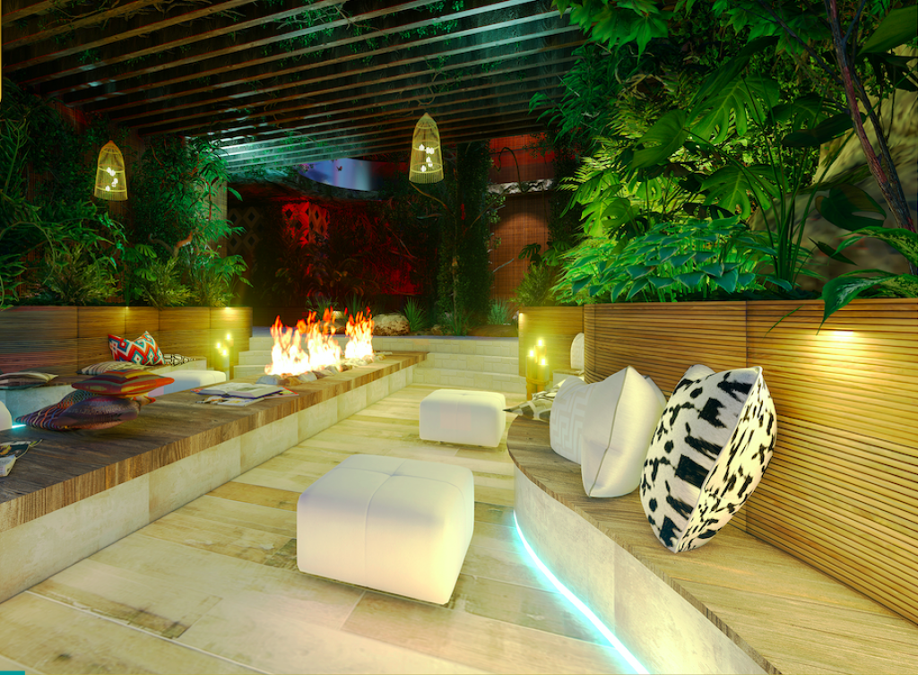 Condo with private pool surrounded by  nature