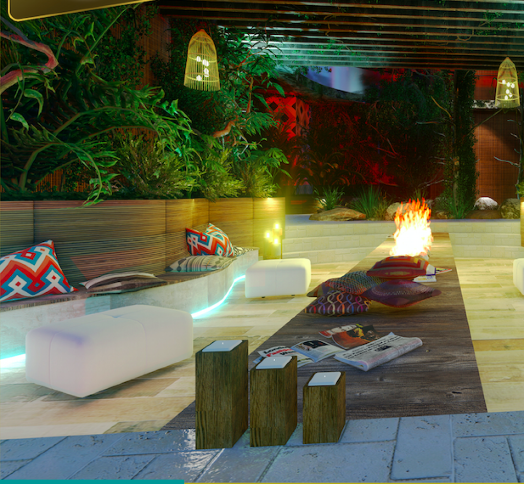 Condo with private pool surrounded by  nature