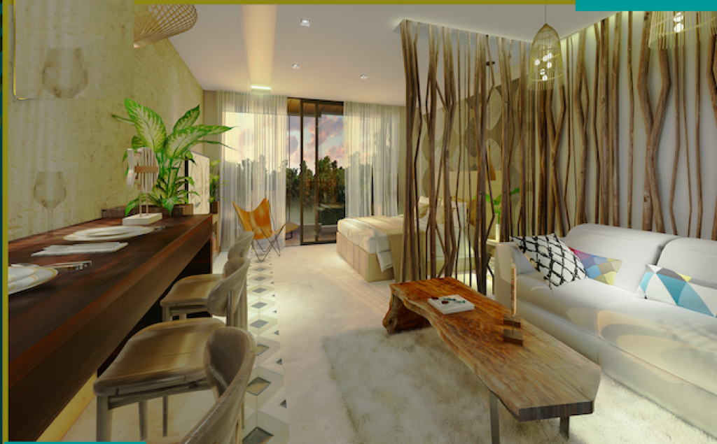 Condo with private pool surrounded by  nature