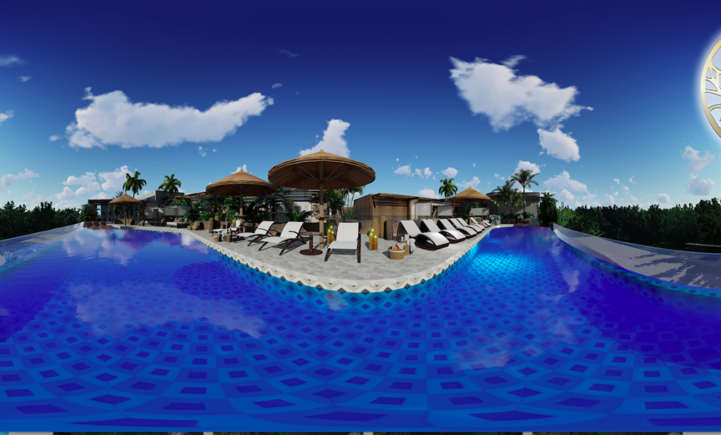 Condo with private pool surrounded by  nature