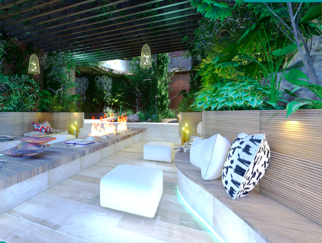 Condo with private pool surrounded by  nature