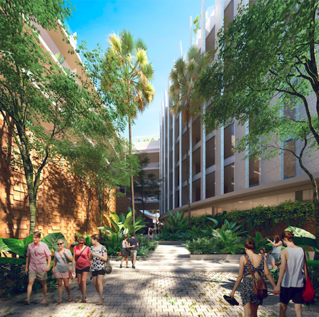 High rise condominium, with triple terrace, service room, TV room, with beach club, golf course, for sale, Corasol, Playa del Carmen, pre-co