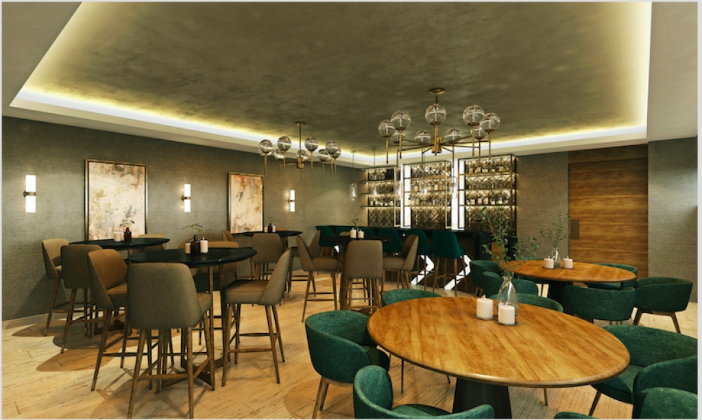 High rise condominium, with triple terrace, service room, TV room, with beach club, golf course, for sale, Corasol, Playa del Carmen, pre-co