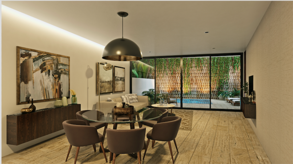 Condominio frente al mar con alberca privada, 3,000 m2 de Albercas, campo de Golf, Club de playa, Corasol, en venta Playa del Carmen.