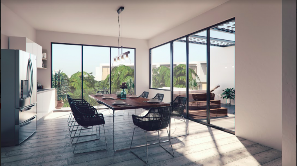 Luxury studio surrounded by green areas for sale in Tulum