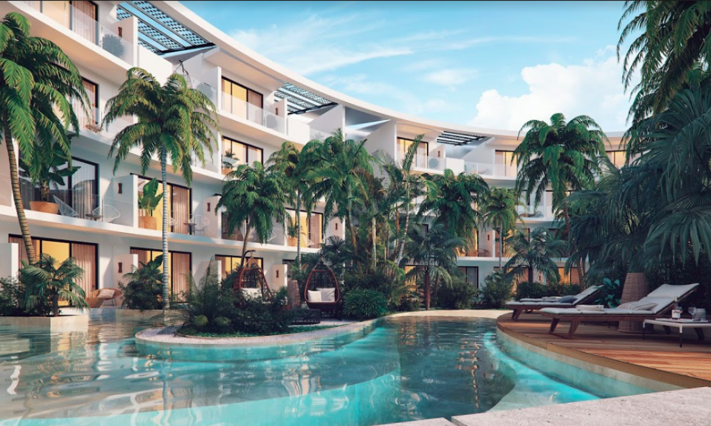 Luxury studio surrounded by green areas for sale in Tulum