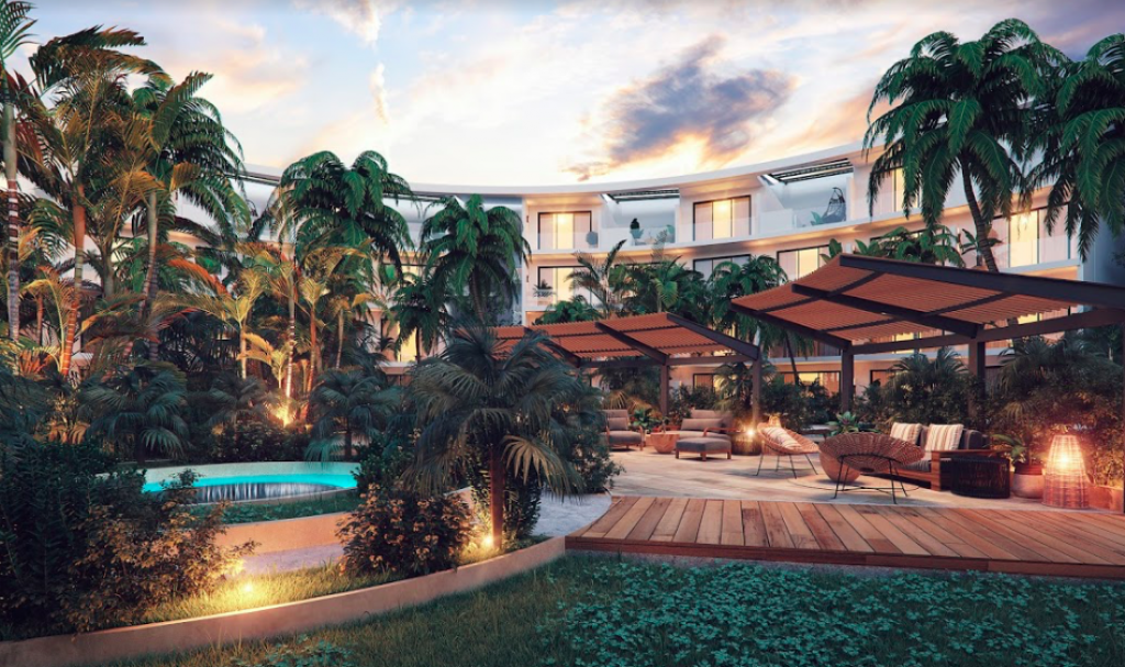 Luxury studio surrounded by green areas for sale in Tulum