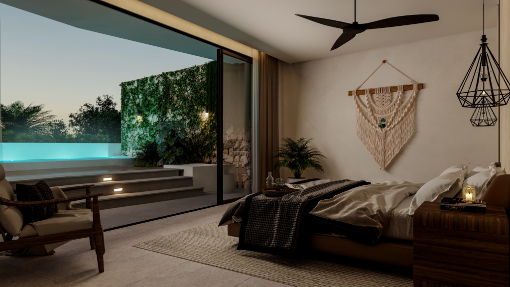 Penthouse a pasos del mar con club de playa en Akumal Tulum