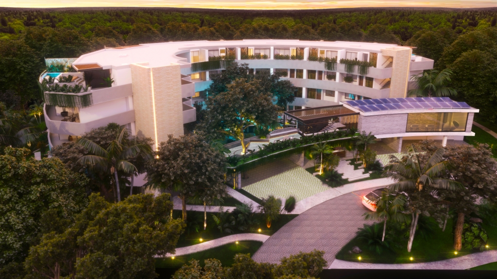 Penthouse a pasos del mar con club de playa en Akumal Tulum