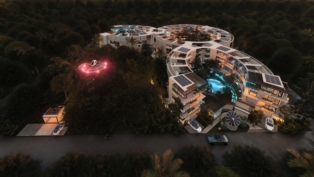 Penthouse de lujo con spa, alberca y floating room