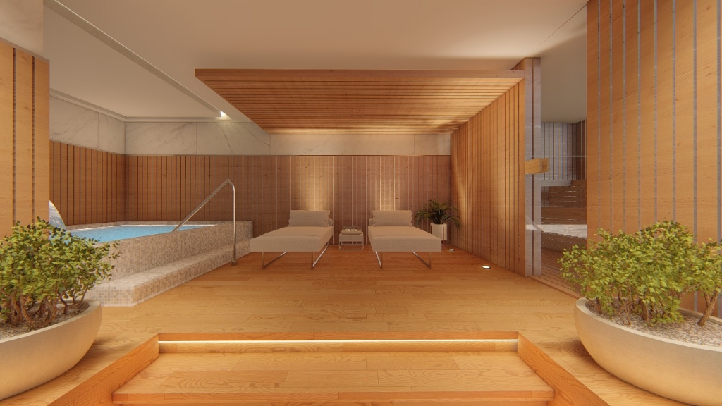 2 bedroom apartment with Gym, Pool and Jacuzzi for sale, Hotel Zone, Cancun.