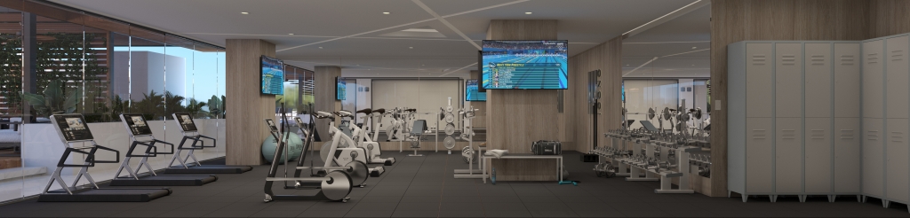 2 bedroom apartment with Gym, Pool and Jacuzzi for sale, Hotel Zone, Cancun.