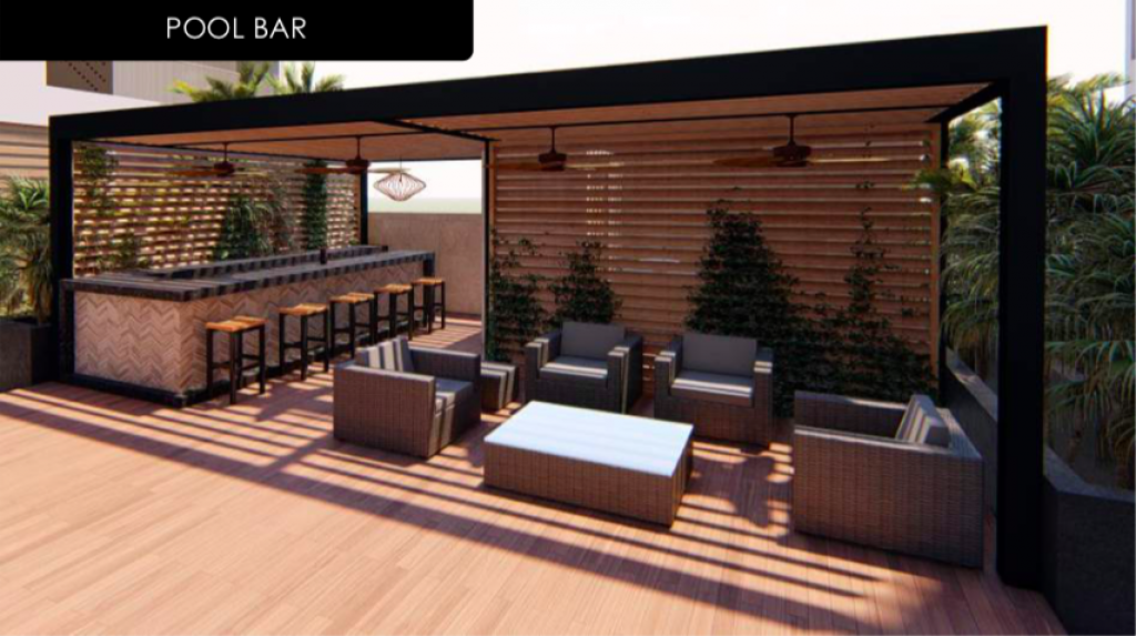 2 bedroom apartment with Gym, Pool and Jacuzzi for sale, Hotel Zone, Cancun.