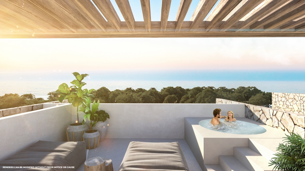 Furnished penthouse with private rooftop for sale, Aldea Zama, Tulum