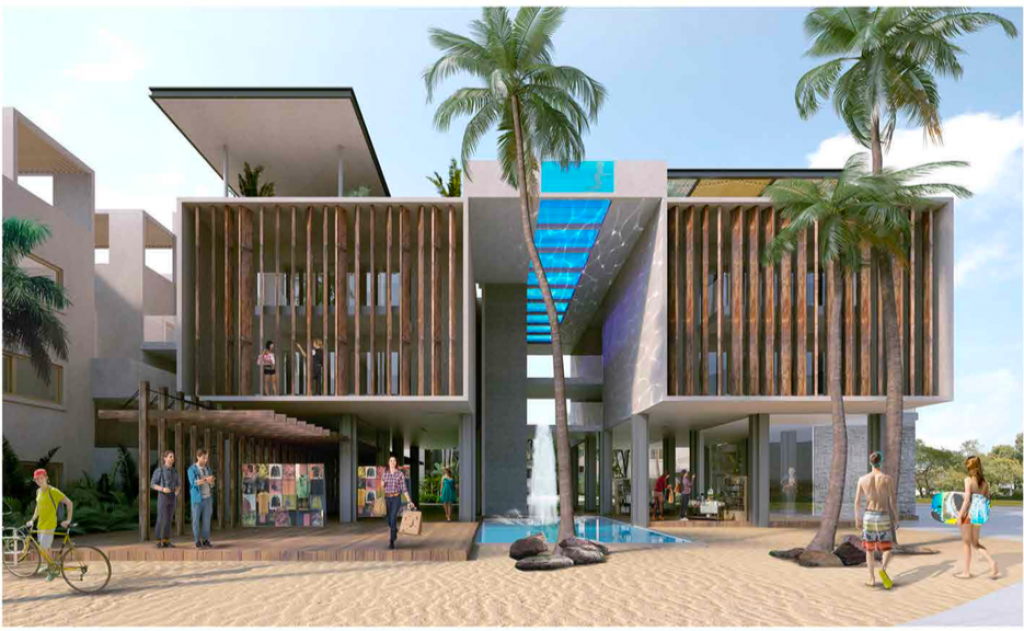 Penthouse with private pool, gym, yoga, spa, ecological technology, in Aldea Zama, Tulum, for sale.