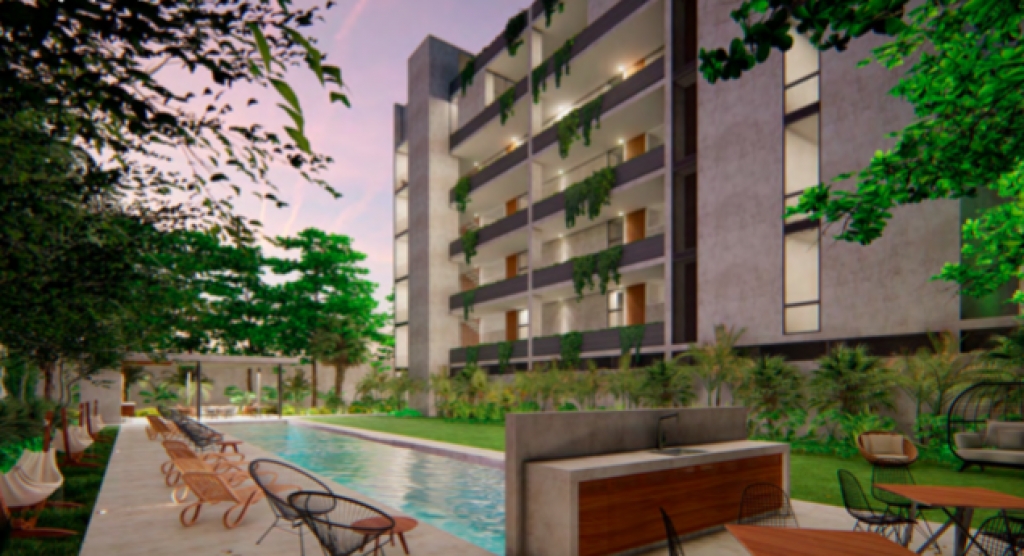 Two-Story apartment with rooftop for sale, Av. Pedro Joaqu&iacute;n Coldwell, Cozumel