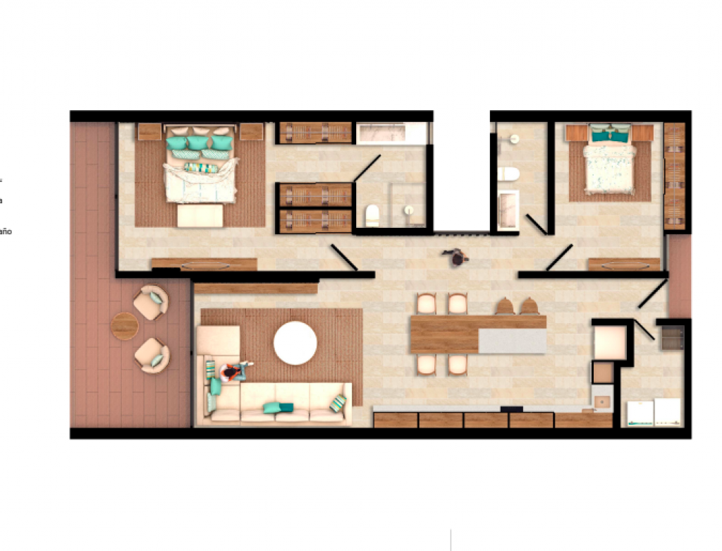 Apartment with garden and private jacuzzi, near the beach, room &amp; pool service, fire pit, playground for children, hammock area, surrounded