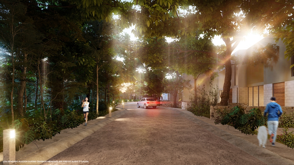 House with pool in gated community, Tulum, for sale