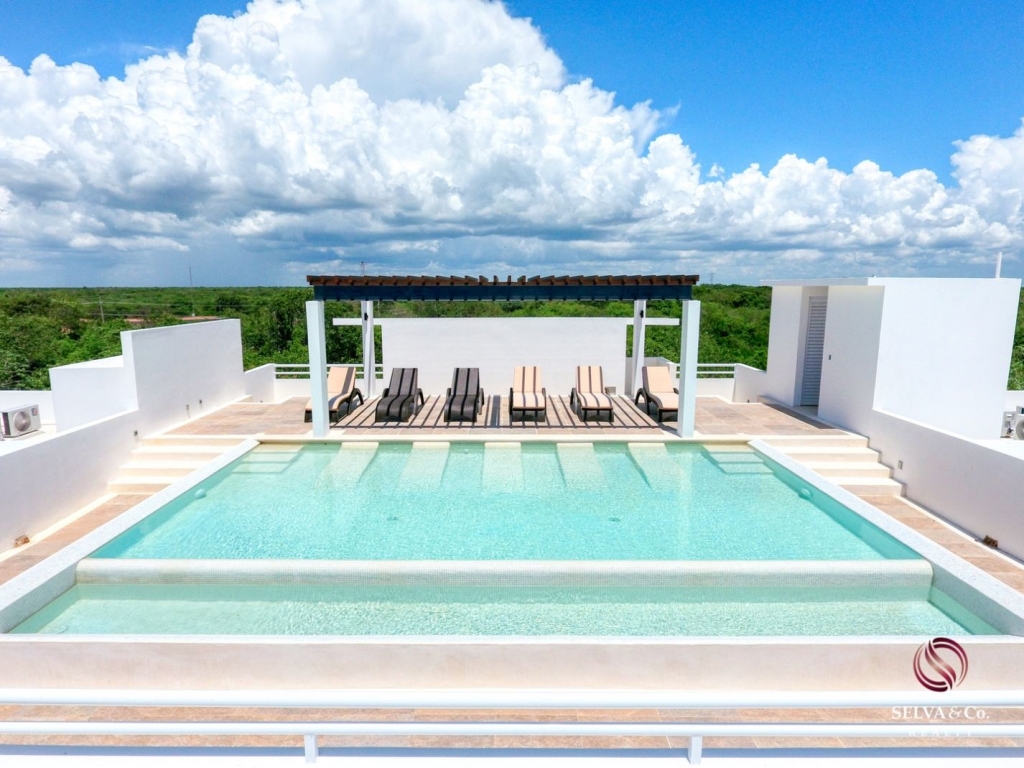Luxury studio surrounded by green areas for sale in Tulum