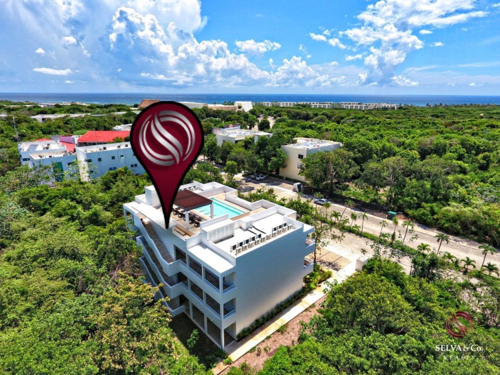 Luxury studio surrounded by green areas for sale in Tulum