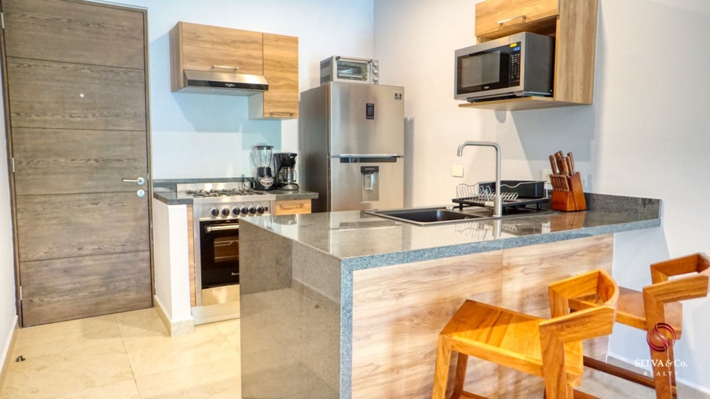 Luxury studio surrounded by green areas for sale in Tulum