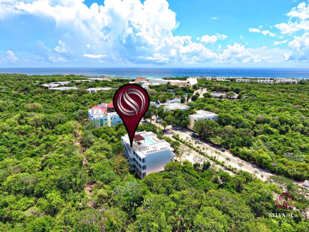 Luxury studio surrounded by green areas for sale in Tulum