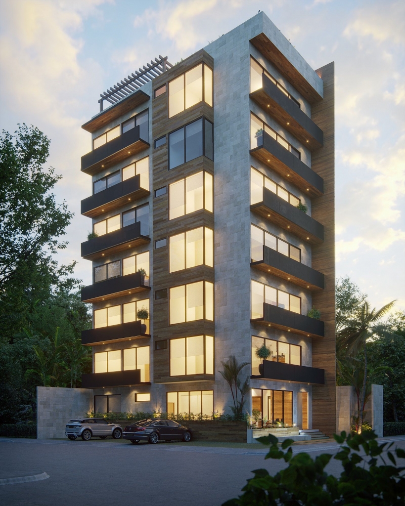 Departamento, roof top con alberca y asador, area de hamacas, palapa, area para perros, pre-construccion, venta Cozumel