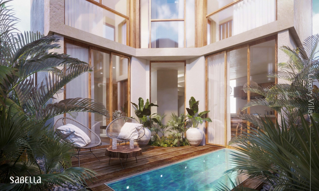 House with garden and private pool for sale on Avenida Coba, Tulum