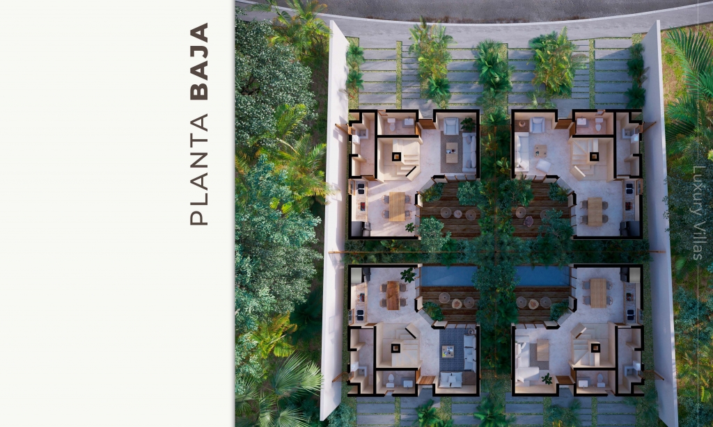 House with garden and private pool for sale on Avenida Coba, Tulum