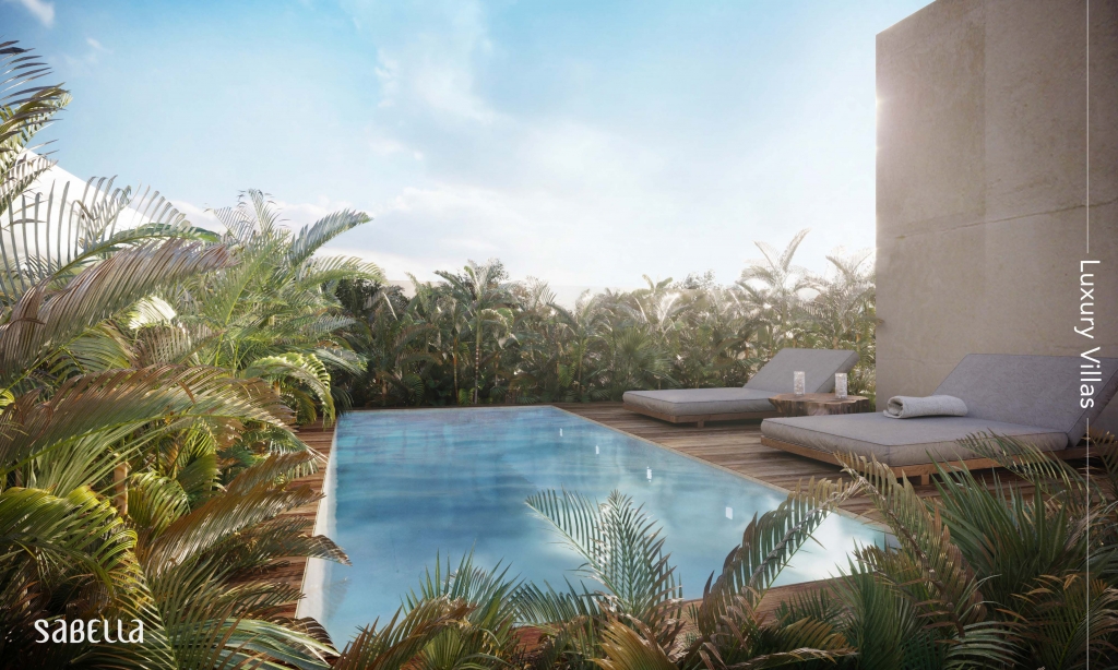 House with garden and private pool for sale on Avenida Coba, Tulum