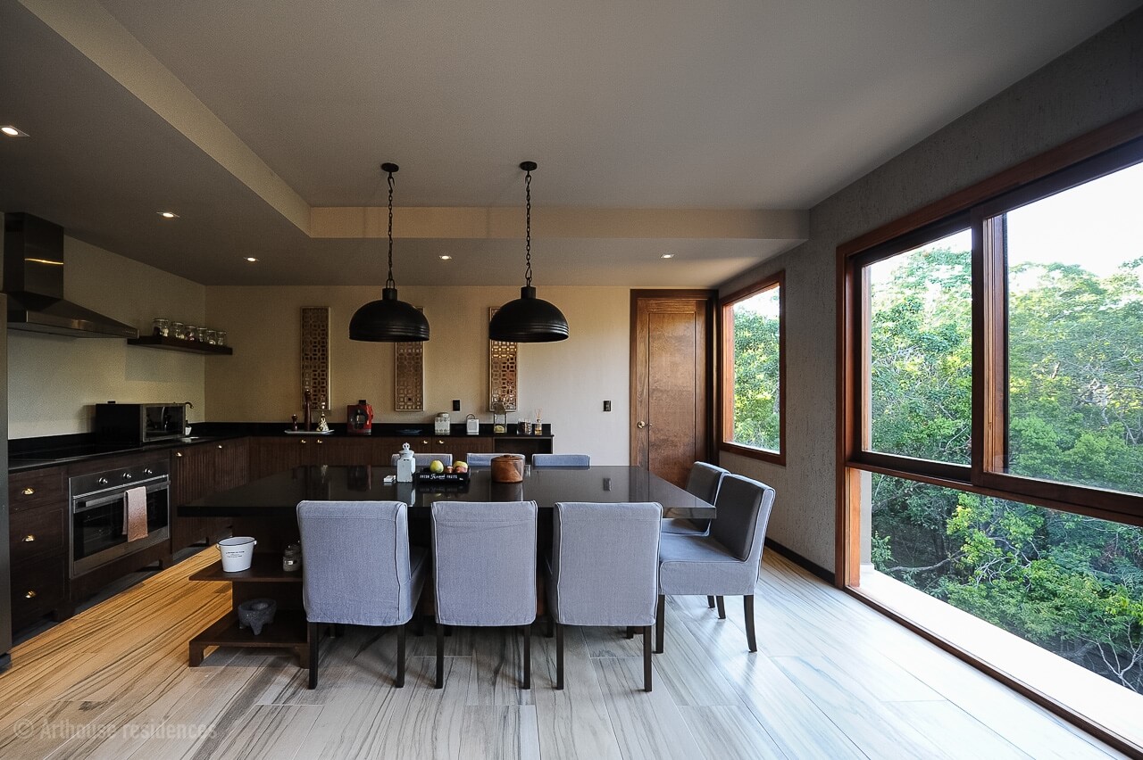 Penthouse with infinity pool, bar, yoga area, and gym in Aldea Zam&aacute;.