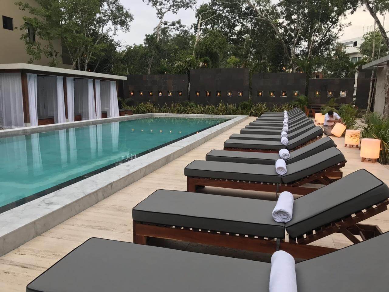 Penthouse with infinity pool, bar, yoga area, and gym in Aldea Zam&aacute;.