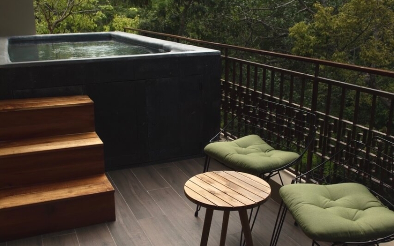 Penthouse with private pool, avant garde design unique development inspired by art for sale in Tulum.