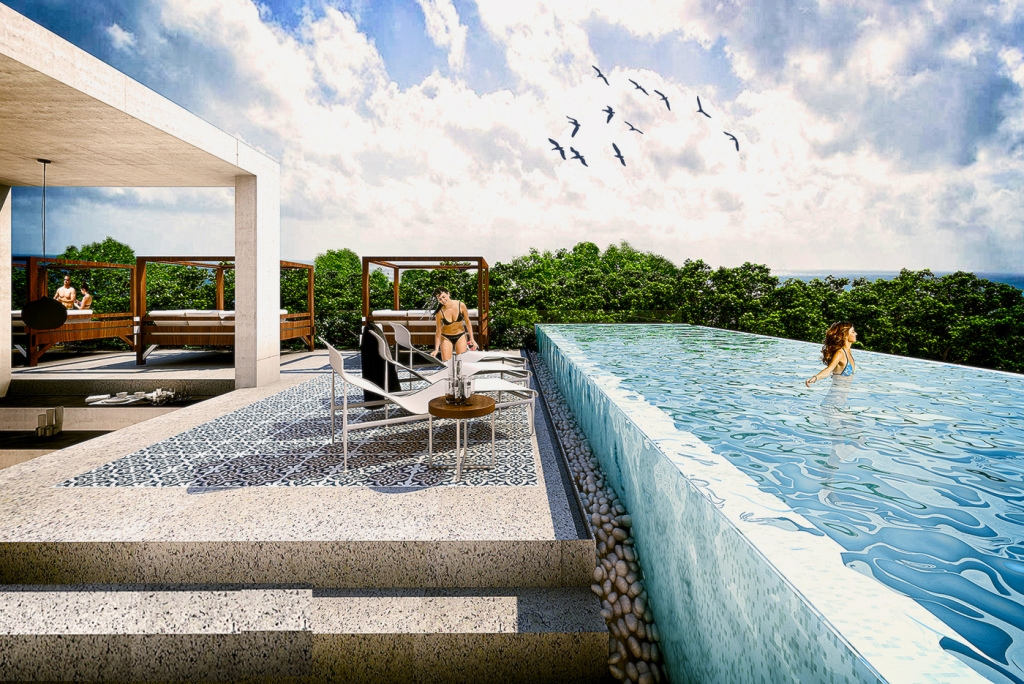 Local comercial en venta en El Ejido Playa del Carmen, en Edificio de condominios, frente a parque r