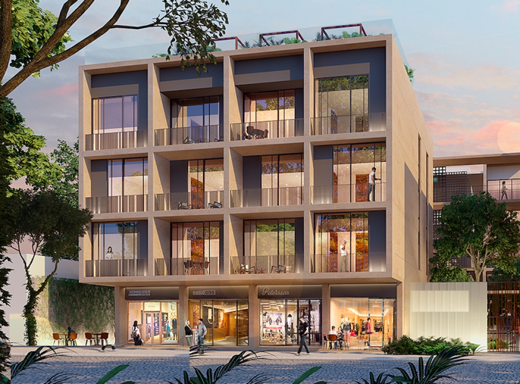 Local comercial en venta en El Ejido Playa del Carmen, en Edificio de condominios, frente a parque r