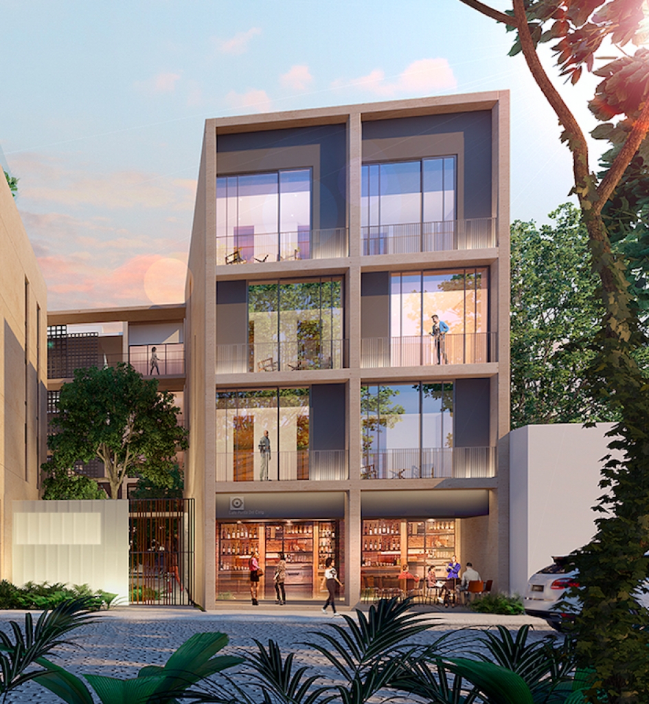 Local comercial en venta en El Ejido Playa del Carmen, en Edificio de condominios, frente a parque r