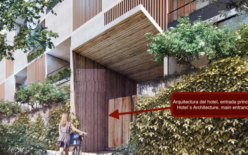 Local comercial en hotel en venta en Tulum, concepto innovador, sobre avenida principal