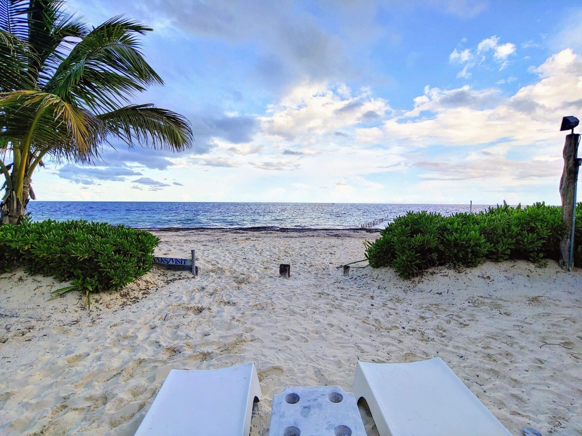 Terreno Hotelero frente al mar en venta, Puerto Morelos, Cancun.