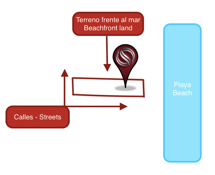 Terreno Hotelero frente al mar en venta, Puerto Morelos, Cancun.