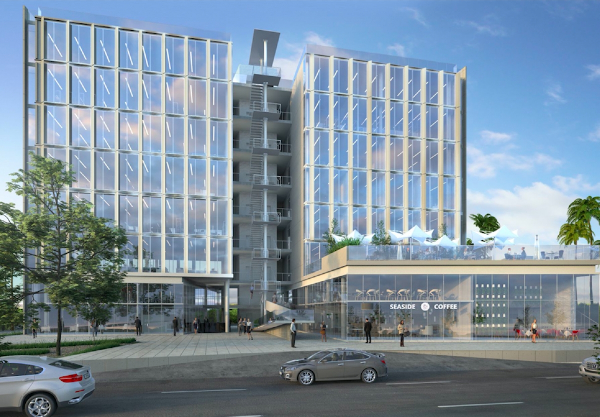 Oficina en venta en nuevo centro urbano de Playa del Carmen, cruz de servicios.