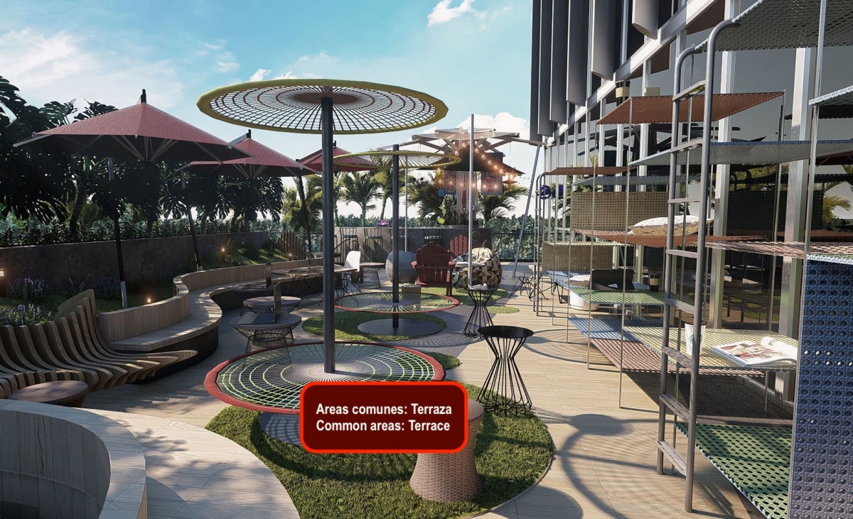 Oficina en venta en nuevo centro urbano de Playa del Carmen, cruz de servicios.