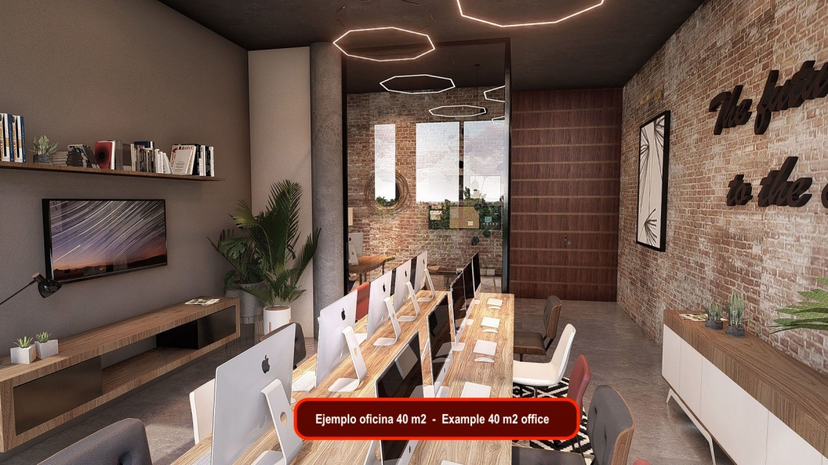 Oficina en venta en nuevo centro urbano de Playa del Carmen, cruz de servicios.