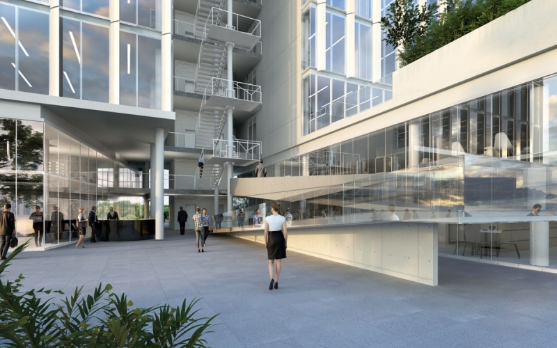 Oficina en venta en nuevo centro urbano Playa del Carmen, amenidades.