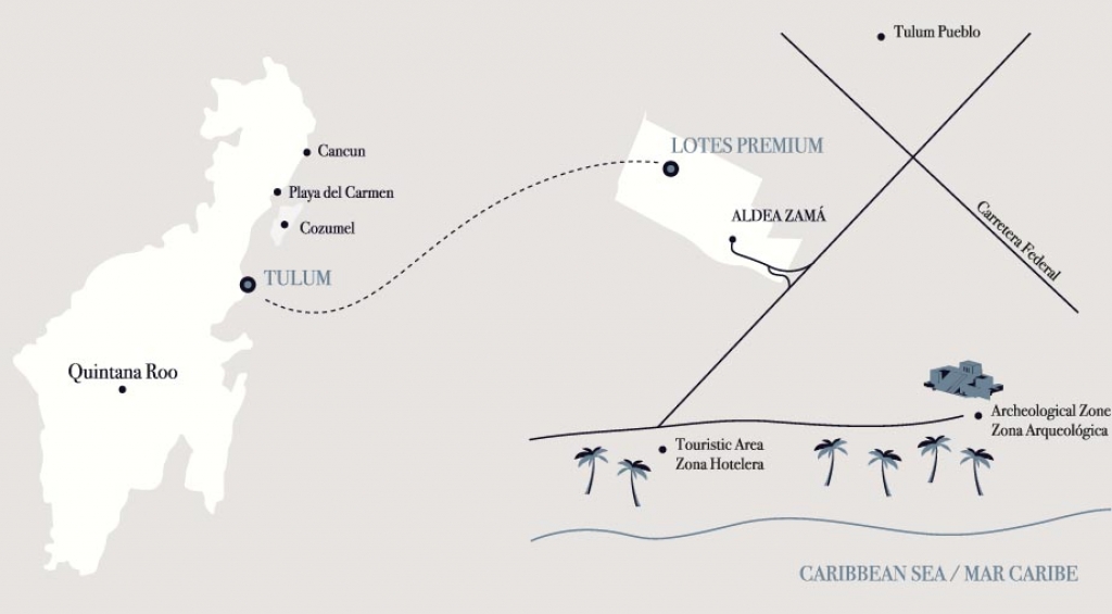 Terreno - lote comercial en venta en Aldea Zama Tulum